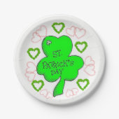 Papieren borden St. Patrick's Day Papieren Bordje (Voorkant)