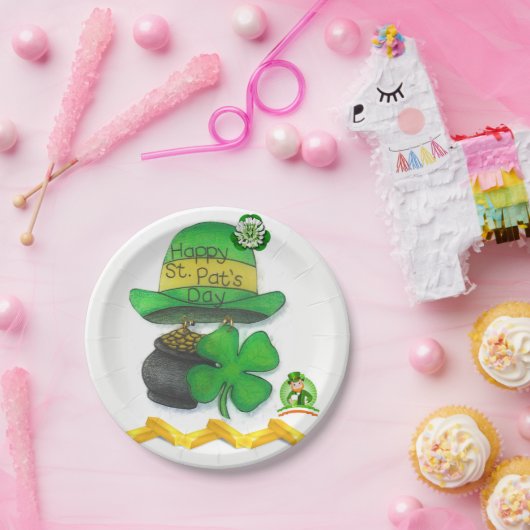 Papieren borden St. Patrick's Day Papieren Bordje (Feest)