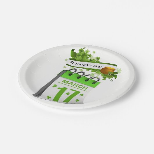 Papieren borden St. Patrick's Day Papieren Bordje (Gekanteld)