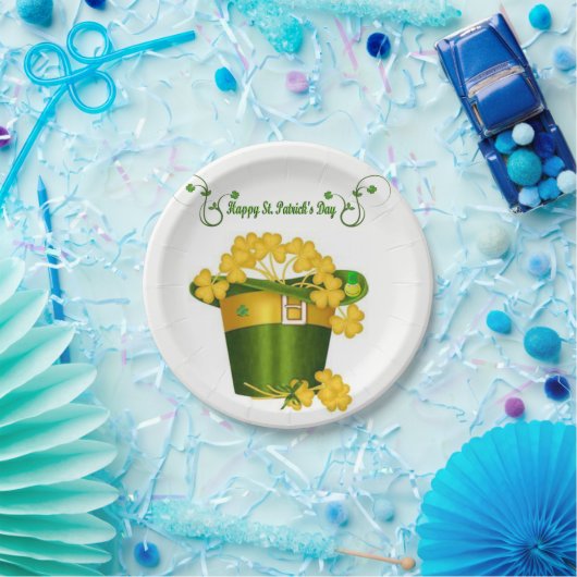 Papieren borden St. Patrick's Day Papieren Bordje (Feest)