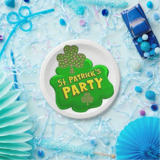 Papieren borden St. Patrick's Day Papieren Bordje (Feest)