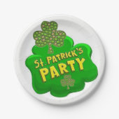 Papieren borden St. Patrick's Day Papieren Bordje (Voorkant)