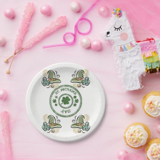 Papieren borden St. Patrick's Day Papieren Bordje (Feest)