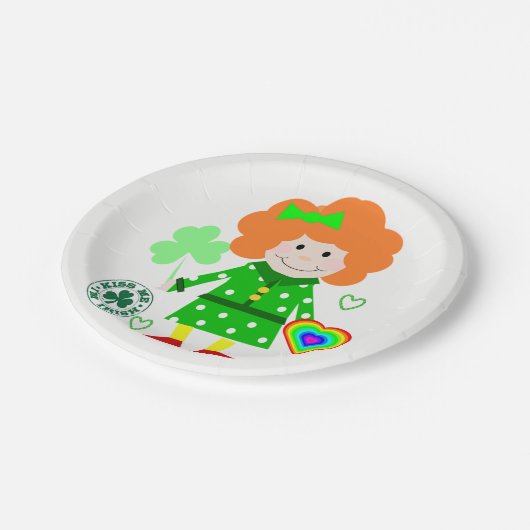 Papieren borden St. Patrick's Day Papieren Bordje (Gekanteld)