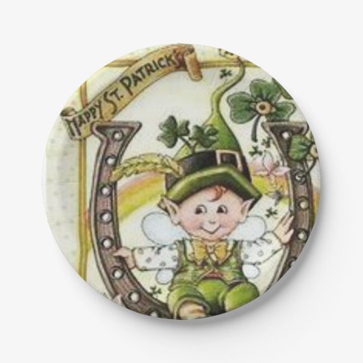Papieren borden St. Patrick's Day Papieren Bordje (Voorkant)