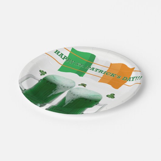 Papieren borden St. Patrick's Day Papieren Bordje (Gekanteld)