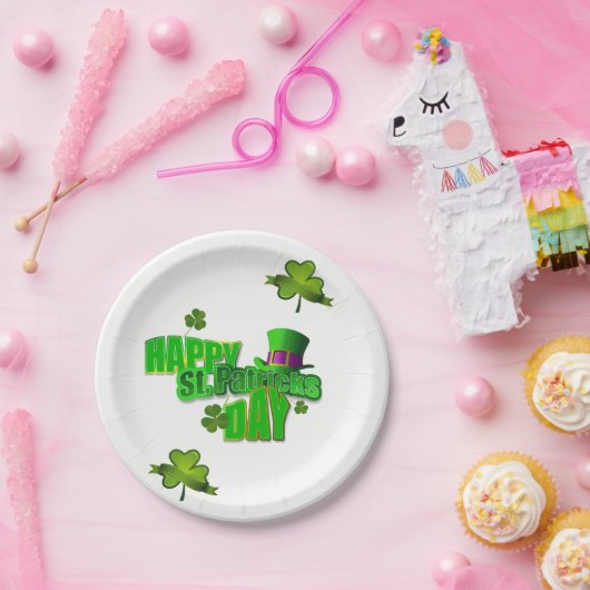Papieren borden St. Patrick's Day Papieren Bordje (Feest)