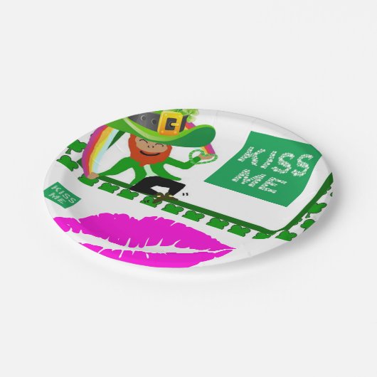 Papieren borden St. Patrick's Day Papieren Bordje (Gekanteld)