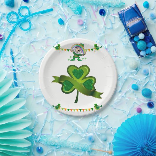 Papieren borden St. Patrick's Day Papieren Bordje (Feest)