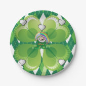 Papieren borden St. Patrick's Day Papieren Bordje (Voorkant)