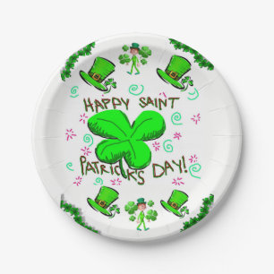 Papieren borden St. Patrick's Day Papieren Bordje