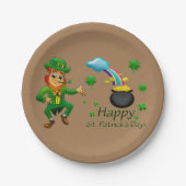 Papieren borden St. Patrick's Day Papieren Bordje (Voorkant)