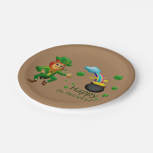 Papieren borden St. Patrick's Day Papieren Bordje (Gekanteld)