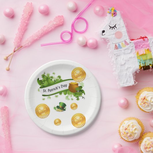 Papieren borden St. Patrick's Day Papieren Bordje (Feest)