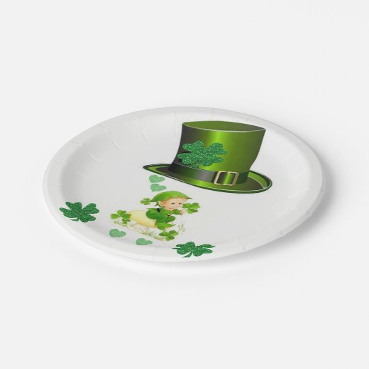 Papieren borden St. Patrick's Day Papieren Bordje (Gekanteld)
