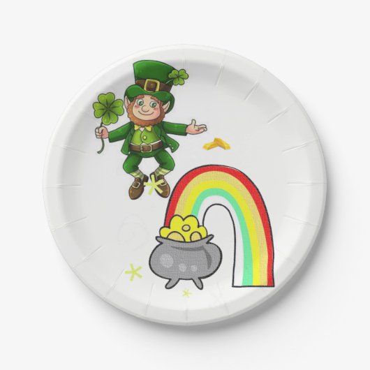Papieren borden St. Patrick's Day Papieren Bordje (Voorkant)