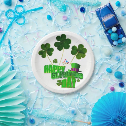 Papieren borden St. Patrick's Day Papieren Bordje (Feest)