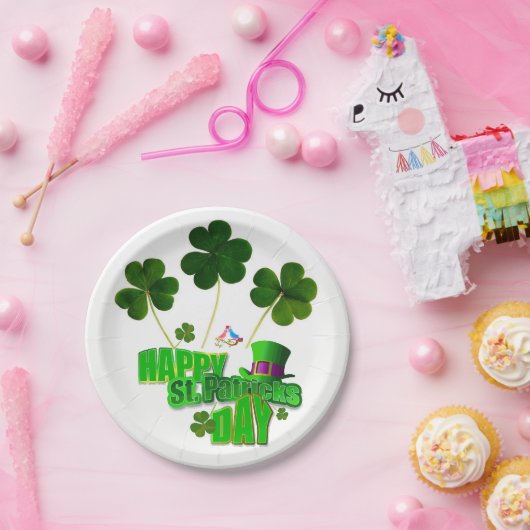 Papieren borden St. Patrick's Day Papieren Bordje (Feest)
