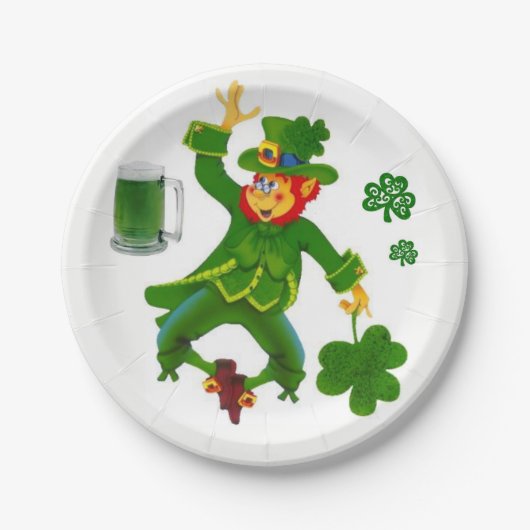 Papieren borden St. Patrick's Day Papieren Bordje (Voorkant)
