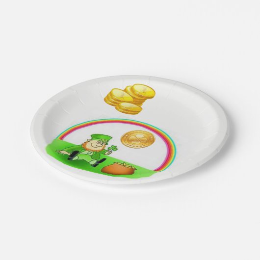 Papieren borden St. Patrick's Day Papieren Bordje (Gekanteld)