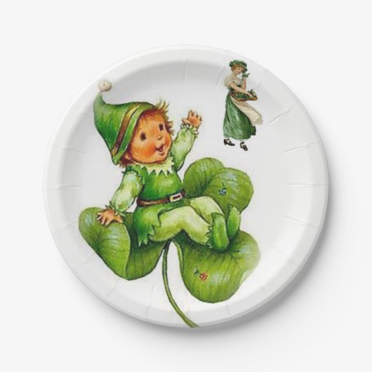 Papieren borden St. Patrick's Day Papieren Bordje (Voorkant)