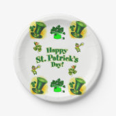 Papieren borden St. Patrick's Day Papieren Bordje (Voorkant)