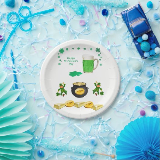 Papieren borden St. Patrick's Day Papieren Bordje (Feest)