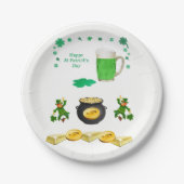 Papieren borden St. Patrick's Day Papieren Bordje (Voorkant)