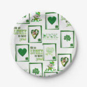 Papieren borden St. Patrick's Day Papieren Bordje (Voorkant)