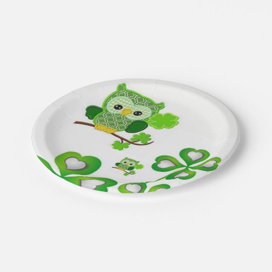 Papieren borden St. Patrick's Day Papieren Bordje (Gekanteld)