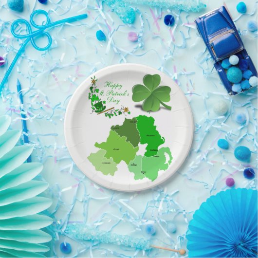 Papieren borden St. Patrick's Day Papieren Bordje (Feest)