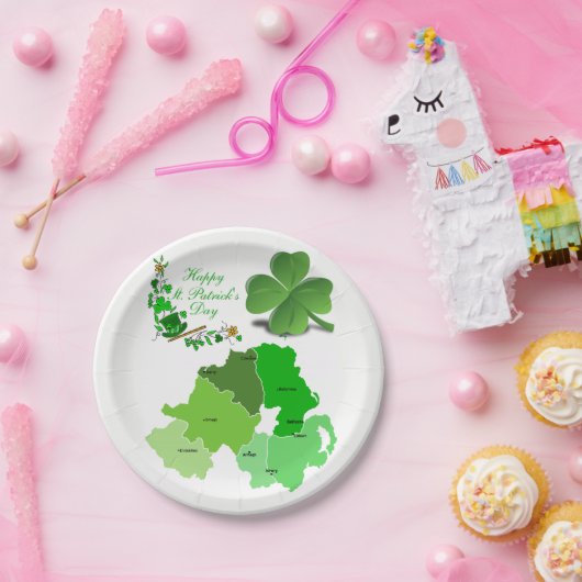 Papieren borden St. Patrick's Day Papieren Bordje (Feest)