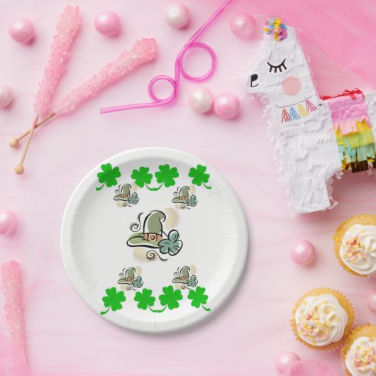 Papieren borden St. Patrick's Day Papieren Bordje (Feest)