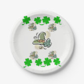 Papieren borden St. Patrick's Day Papieren Bordje (Voorkant)