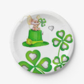 Papieren borden St. Patrick's Day Papieren Bordje (Voorkant)