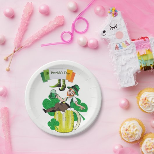 Papieren borden St. Patrick's Day Papieren Bordje (Feest)