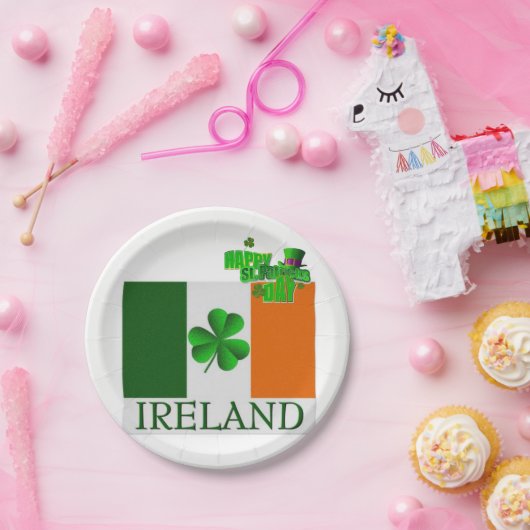 Papieren borden St. Patrick's Day Papieren Bordje (Feest)