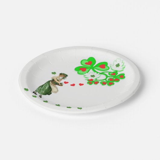 Papieren borden St. Patrick's Day Papieren Bordje (Gekanteld)