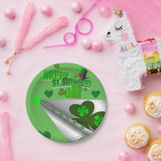Papieren borden St. Patrick's Day Papieren Bordje (Feest)