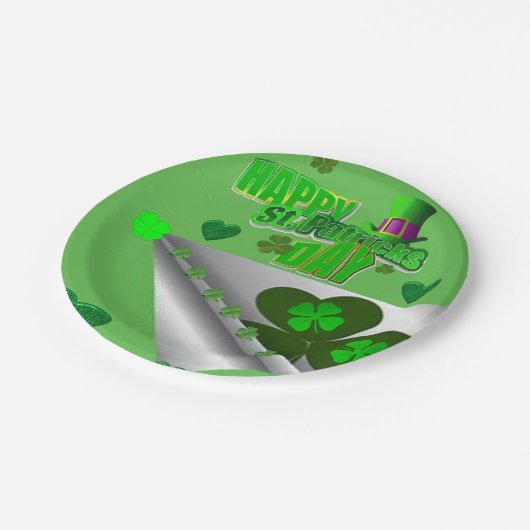 Papieren borden St. Patrick's Day Papieren Bordje (Gekanteld)