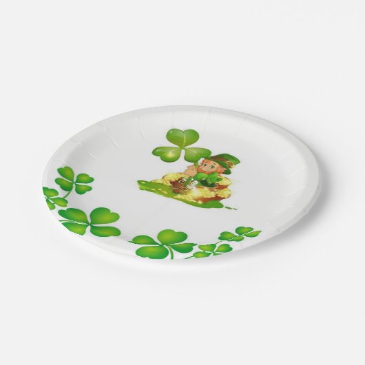 Papieren borden St. Patrick's Day Papieren Bordje (Gekanteld)