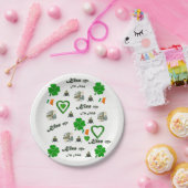 Papieren borden St. Patrick's Day Papieren Bordje (Feest)