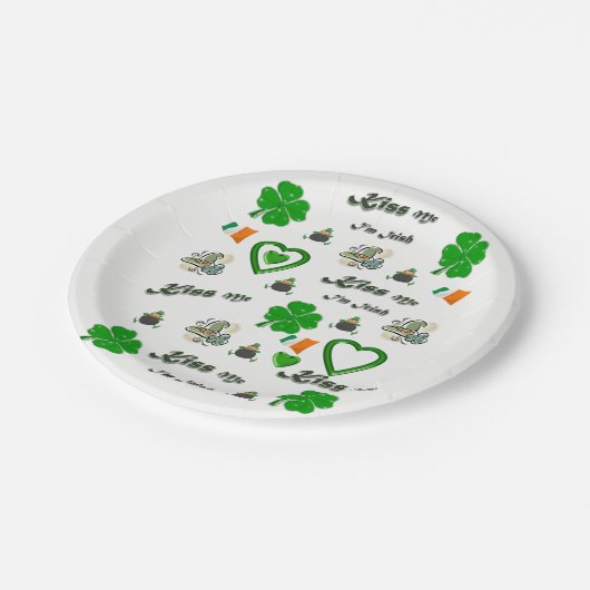 Papieren borden St. Patrick's Day Papieren Bordje (Gekanteld)