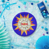 Papieren Borden, Star Zodiac Sign Leo Papieren Bordje (Feest)