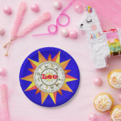 Papieren Borden, Star Zodiac Sign Leo Papieren Bordje (Feest)