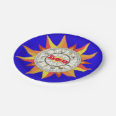 Papieren Borden, Star Zodiac Sign Leo Papieren Bordje (Gekanteld)