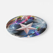 Papieren borden Ster Papieren Bordje (Gekanteld)