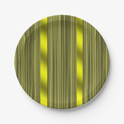 Papieren borden stripe bordje (Voorkant)