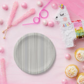 Papieren borden stripe bordje (Feest)
