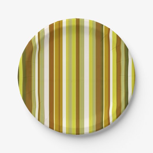 Papieren borden stripe bordje (Voorkant)